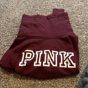 cow neck pink sweater